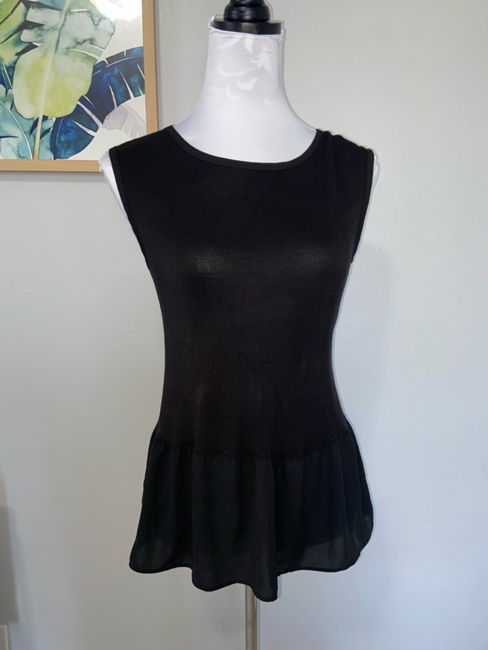 LOFT peplum tank